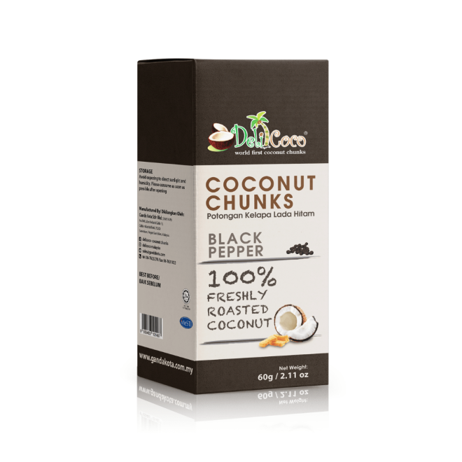 60G DC Coconut Chunk Black Pepper